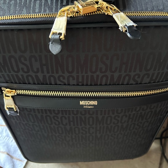 Moschino 18 Inch Logo Spinner Swuitcases each sold separately 500each or 900both - Picture 3 of 10